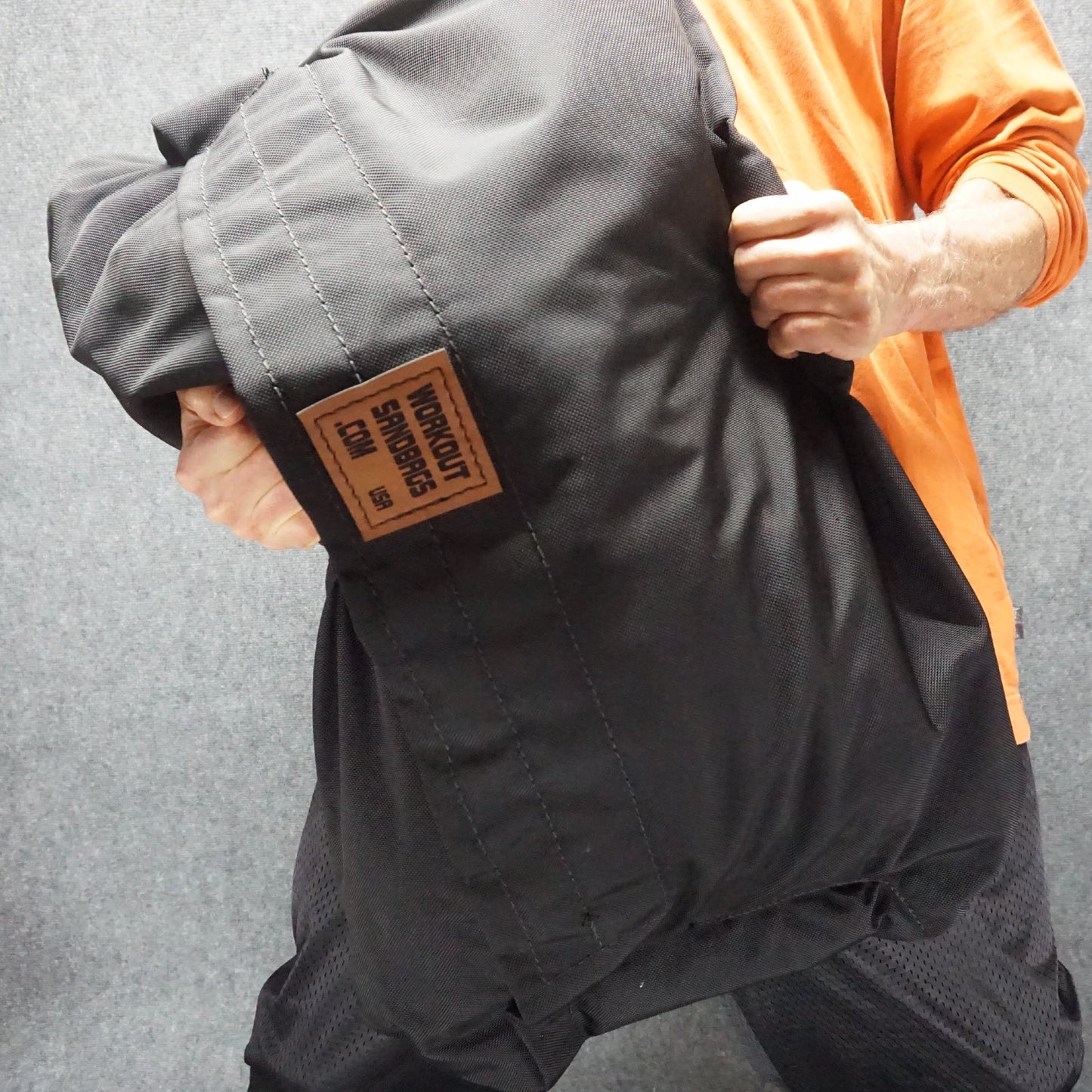 exercise sandbags lifted